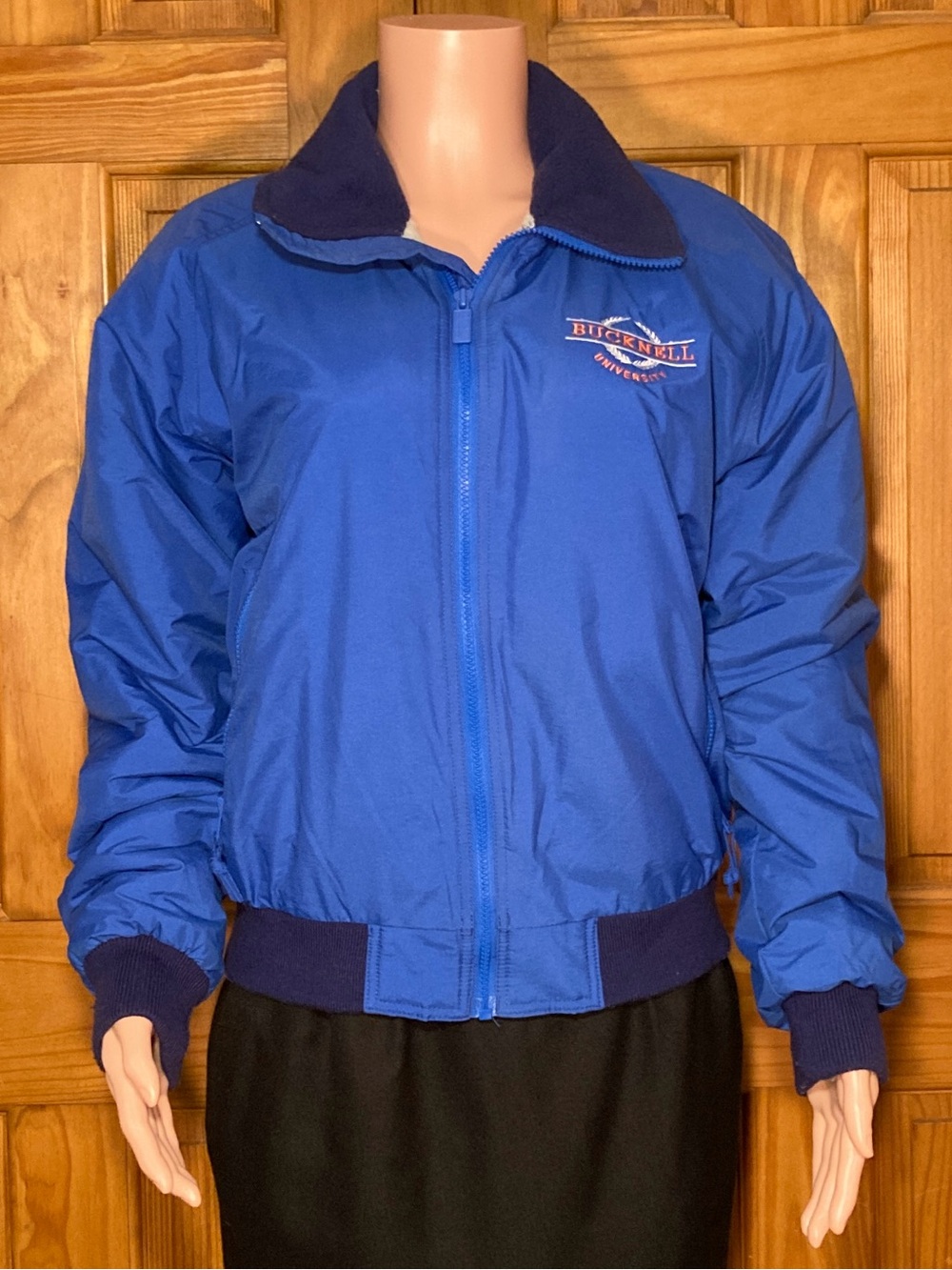 EUC Gear For Sports Vintage 80s Bomber Jacket Bucknell University Blue S Small